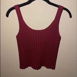 Red Knit Tank